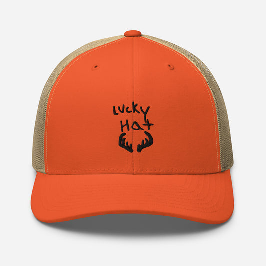 Lucky Buck Safety Orange Richardson Hat