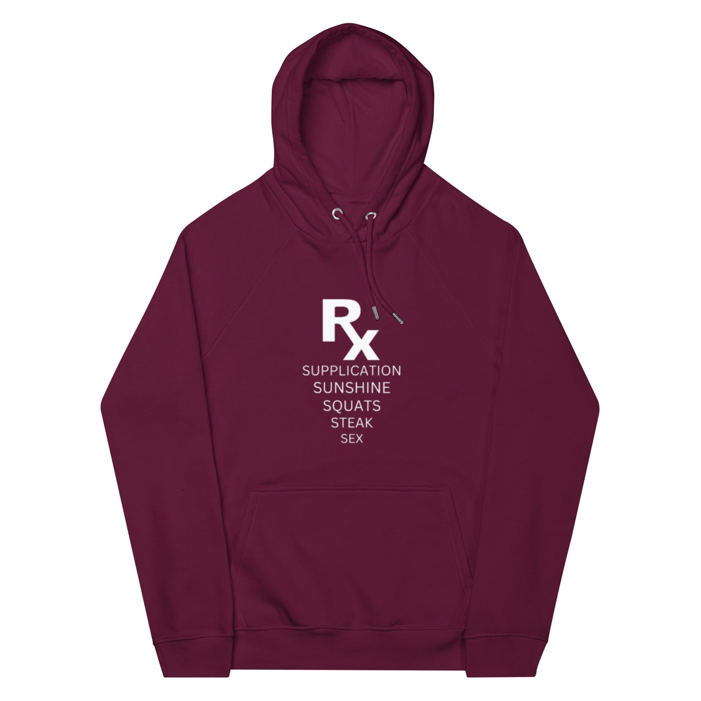 Good Medicine Unisex eco raglan hoodie